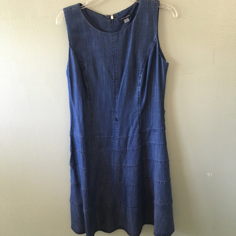 denim dress size 10