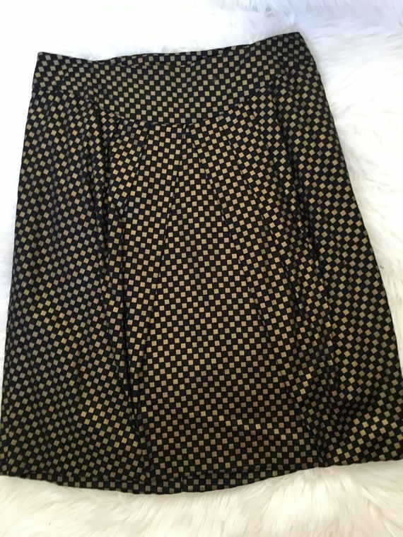 jeanne marc pleated skirt - size large 16/18