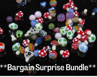 Terp Pearl Bargain Surprise Bundle, Free Bonus with Every Purchase, Mini Glass Sculpture, Handmade Borosilicate Art