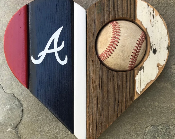 Atlanta Brahttps://i.etsystatic.com/7122622/r/il/177a45/3577289180/il_75x75.3577289180_3c9l.jpgves Reclaimed Wood Baseball Heart
