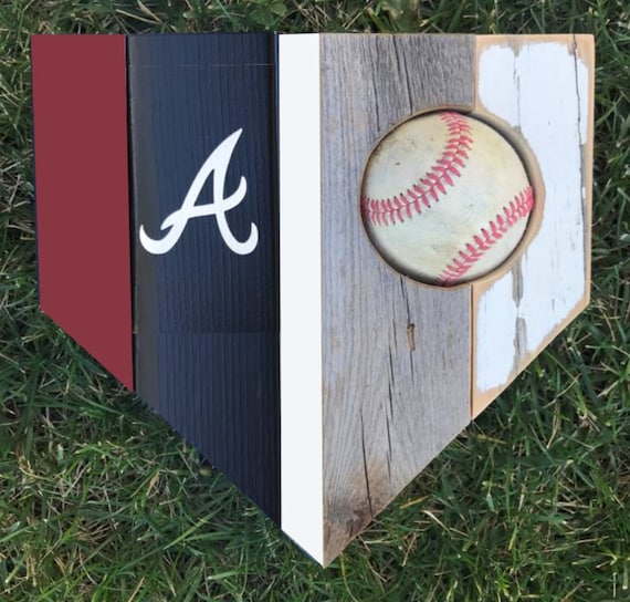 Atlanta Braves Home Plate Etsy