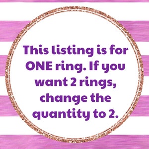 Single ring, swear ring, profanity ring, sweary jewelry, not today ring, nope ring, rose gold ring, stainless steel ring, funny gift, sassy image 10