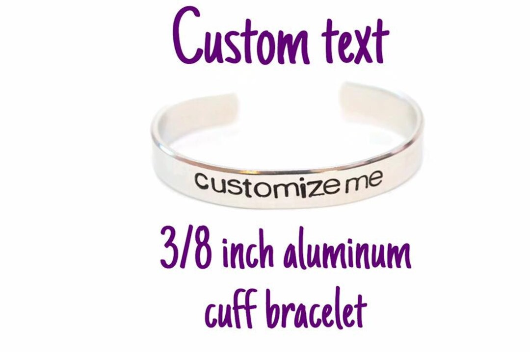 New Titanium Steel Personality Digital Text Bracelet main image 0