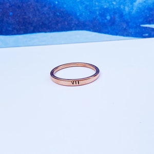 Single ring, swear ring, profanity ring, sweary jewelry, not today ring, nope ring, rose gold ring, stainless steel ring, funny gift, sassy image 4