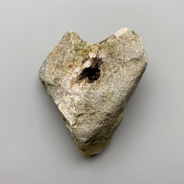 Heart Shaped Beach Rock with Hole, Alaskan Beach Treasures, Alaska Rocks, Heart Stone, Rock Lover Gift, Hole in my Heart