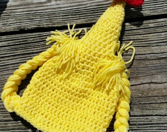 PATTERN Cindy Lou Who Inspired Crochet Hats - The Grinch Inspired - MommyIsCrafty