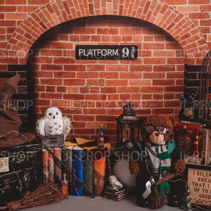 9 3/4 Birthday &gt;&gt; digital image for photography composite &gt;&gt; cake smash first birthday, wizzard