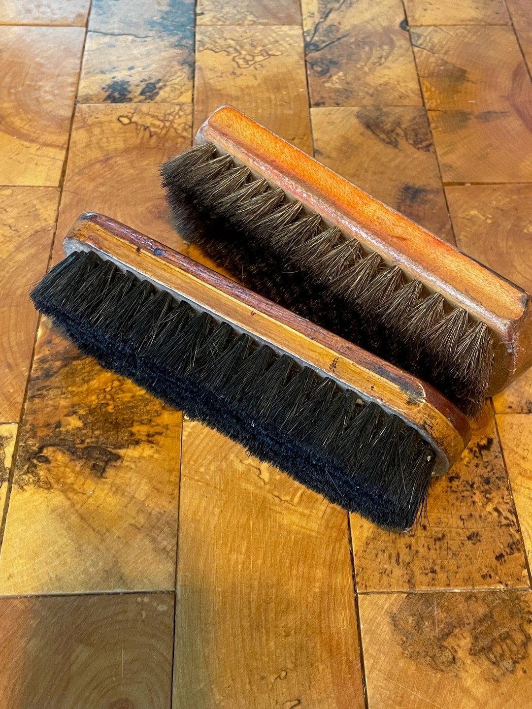 Vintage Shoe Shine Brush, Shoe Polish Brush, Antique Shoe Brush Polisher Etsy