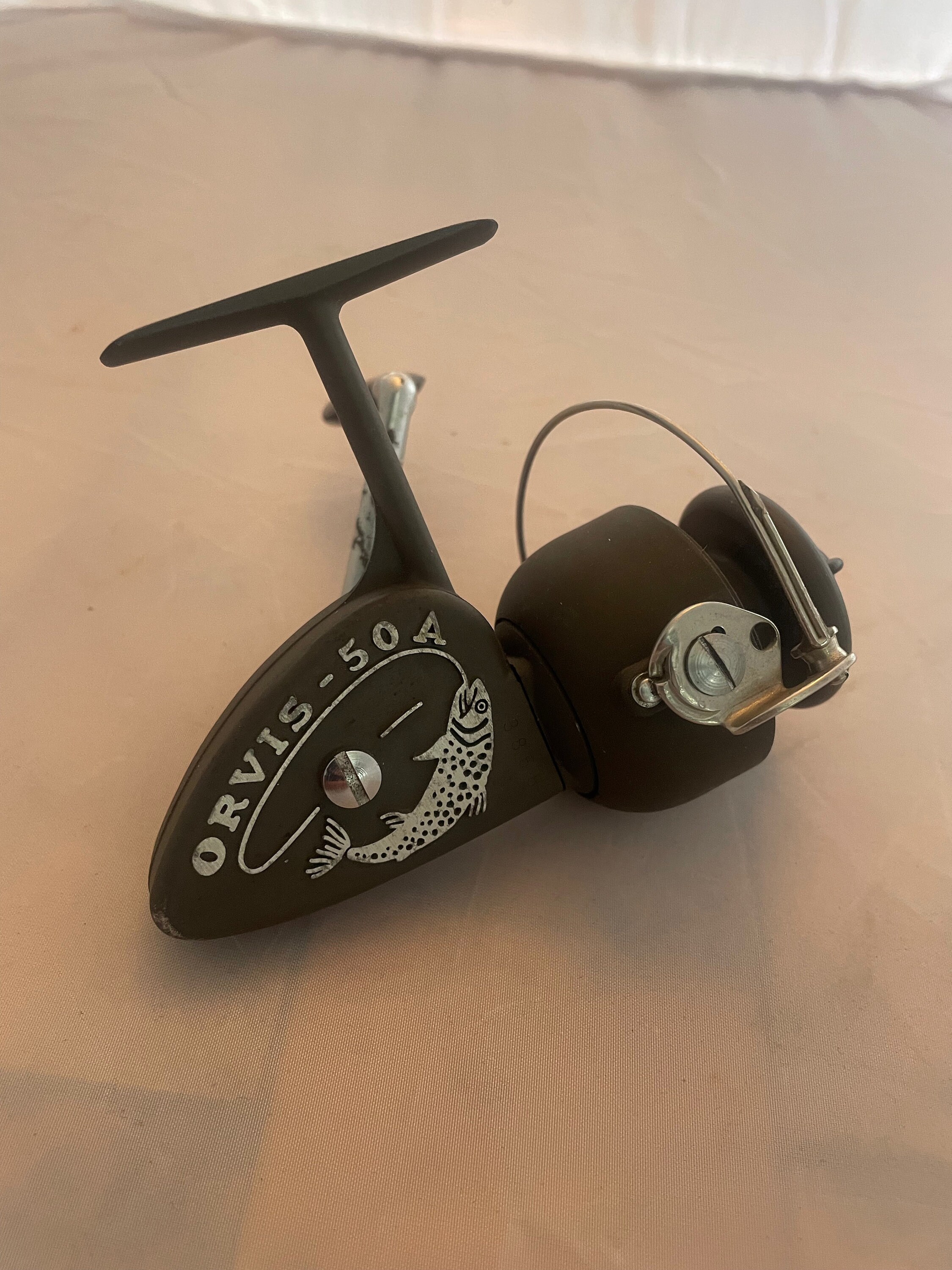 Rare Orvis 50A Spinning Reel, Vintage Orvis Fishing Reel Rare Orvis 50A Spinning Reel, Vintage Orvis Fishing Reel
