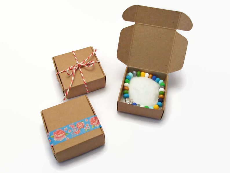 20x Kraft Boxes 5x5 Cm paper Box Box Kraft Wedding Favor Etsy UK
