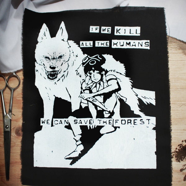 Princess Mononoke Back Patch