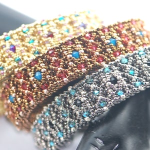 Beadingn tutorial, bracelet in german