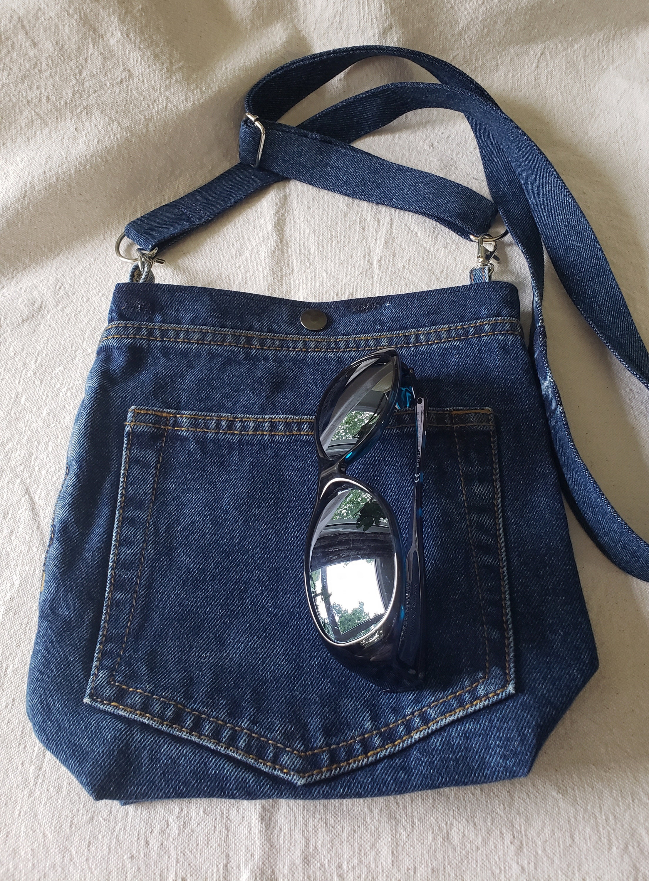 Small Denim Purse, Recycled Jeans Shoulder/crossbody Bag, Washable, Eco Friendly, Hand Sewn Bag, Snap Closure, Cheetah Lining, Pockets - Etsy Small Denim Purse, Recycled Jeans Shoulder/crossbody Bag, Washable, Eco Friendly, Hand Sewn Bag, Snap Closure, Cheetah Lining, Pockets - Etsy