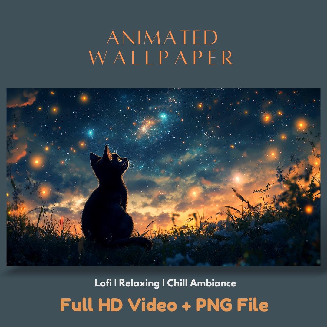 Animated Lofi Streaming Wallpaper Loop: Seamless HD Video (MP4 \u0026 PNG  Download) - Etsy, image size:1080x1080