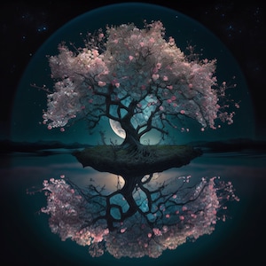 Tree of Life - Reflecting Cherry Blossom