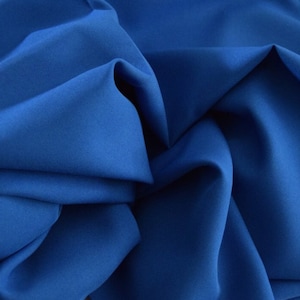 New Royal blue  Gabardine Tropical 60 to 62&quot; wide, 100% Polyester by the yard Free swatch and &quot;rush&quot; shipping available.