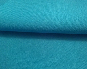 Turquoise  Gabardine Tropical 60 to 62" wide, 100% Polyester by the yard   Free swatches, Threads and "rush" shipping available.