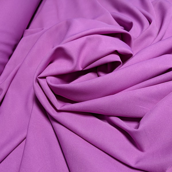 Orchid  Gabardine Tropical 60 to 62" wide, 100% Polyester by the yard    Free swatches, Threads and "rush" shipping available.