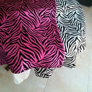 White or Fuchsia taffeta  black velvet flocking 58&quot;  by yard.  Free swatches upon request, Threads and &quot;rush&quot; shipping available.