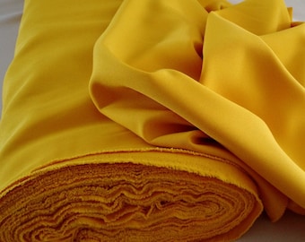 Yellow P Bright   Gabardine Tropical 60 to 62" wide, 100% Polyester by the yard    Free swatch and "rush" shipping available.