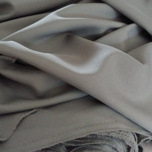 Grey  Gabardine Tropical 60 to 62&quot; wide, 100% Polyester by the yard   Free swatch and &quot;rush&quot; shipping available.