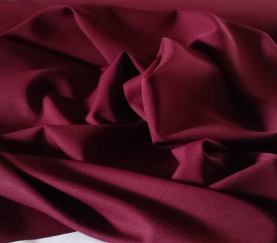 Burgundy Gabardine Tropical 60 to 62