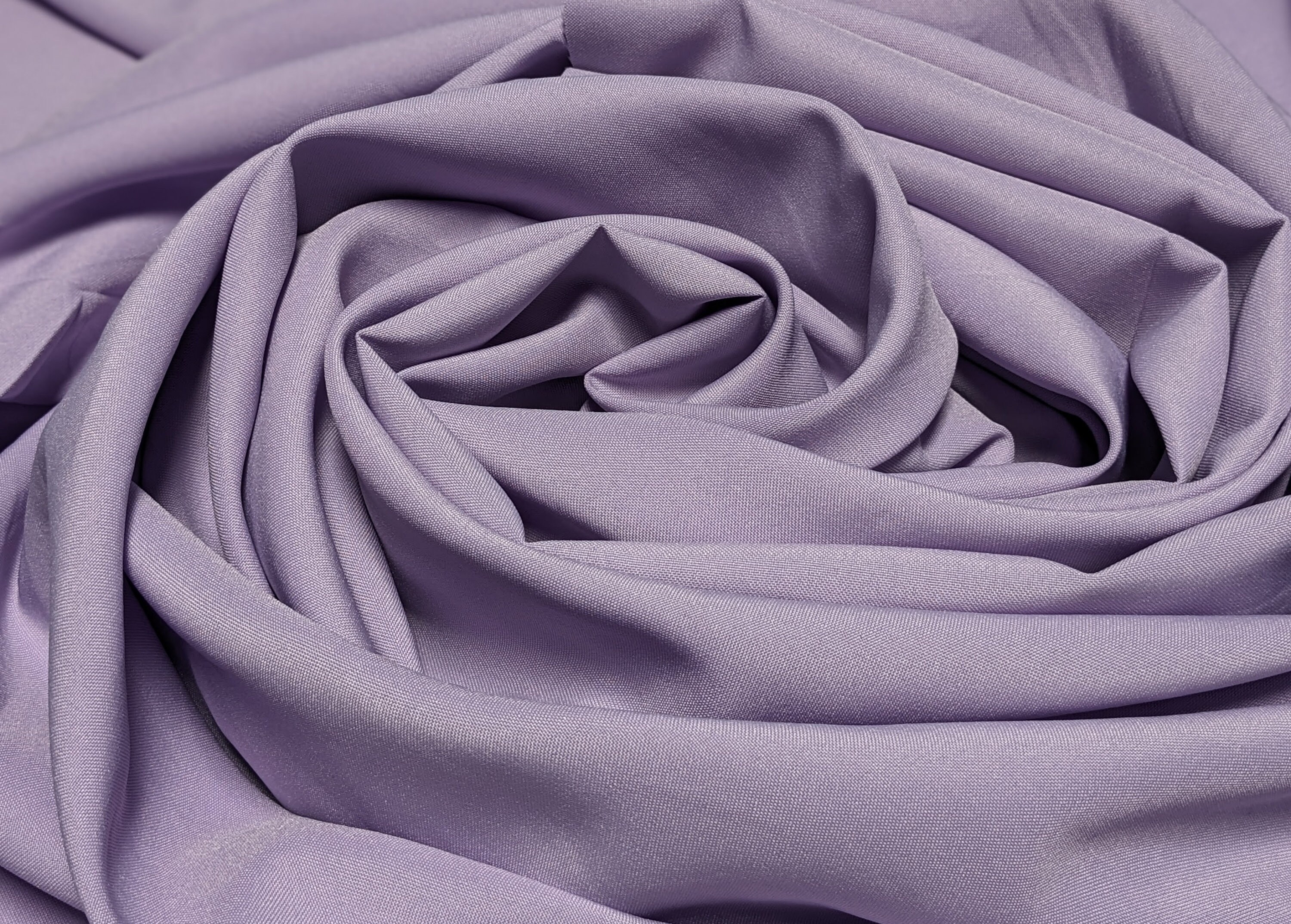 Solid Lilac Purple 4 Way Stretch 10 oz Cotton Lycra Jersey Knit Fabric