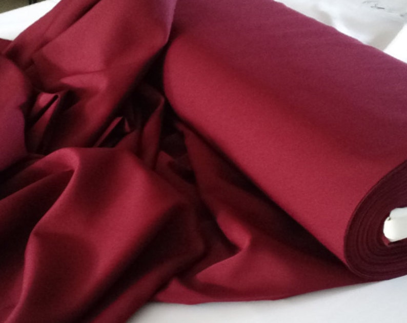 Cranberry Gabardine Tropical 62 wide by the yard.Free shipping in orders 35.00 up Free swatches International shipping.