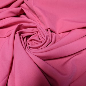 Hot Pink  Gabardine Tropical 60 to 62" wide, 100% Polyester by the yard   Free swatches, Threads and "rush" shipping available.