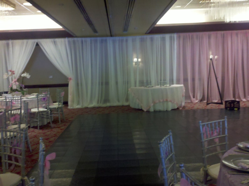 Purple wedding backdrop decoration drapes sheer 6 to 12 ft x 114". Purple wedding backdrop decoration drapes sheer 6 to 12 ft x 114".