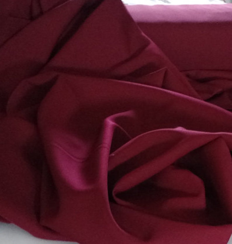 Cranberry Gabardine Tropical 62 wide by the yard.Free shipping in orders 35.00 up Free swatches International shipping.