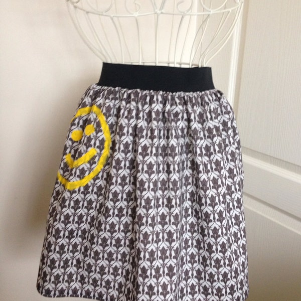 Ladies or girls Sherlock wallpaper inspired skater style skirt