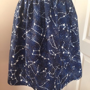 Glow in the Dark Constellations skater style skirt image 4