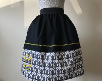 Sherlock Wallpaper inspired full skirt