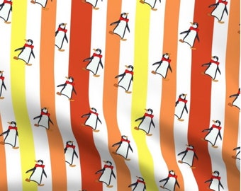 Mary Poppins inspired Jolly Holiday penguins full skater style skirt