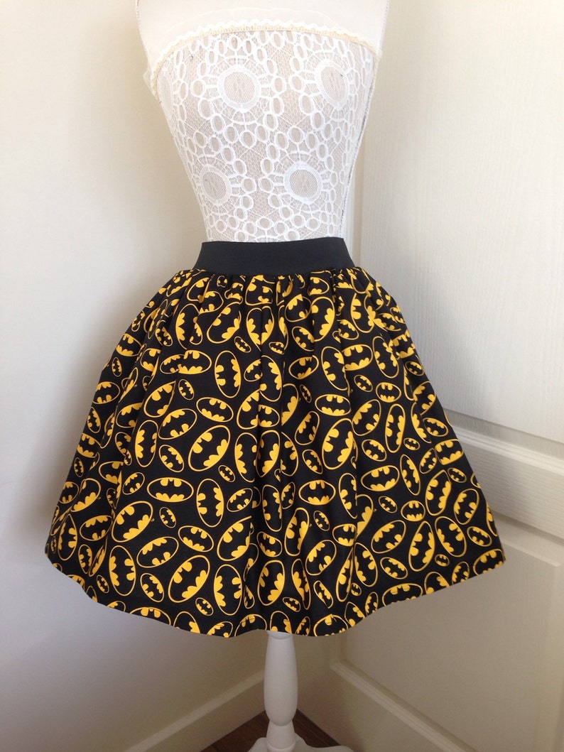 Batman Logo full skater style skirt