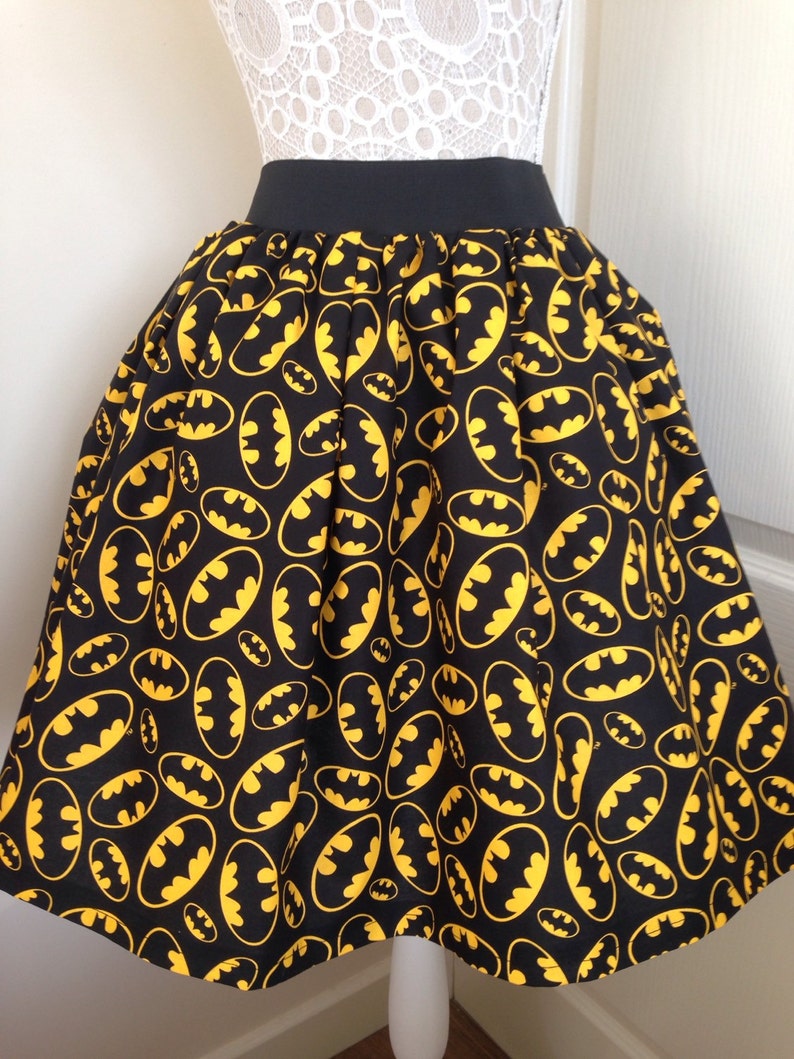 Batman Logo full skater style skirt