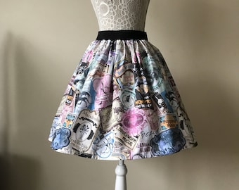 Ladies or girls Harry Potter inspired The Potions Master skater style skirt