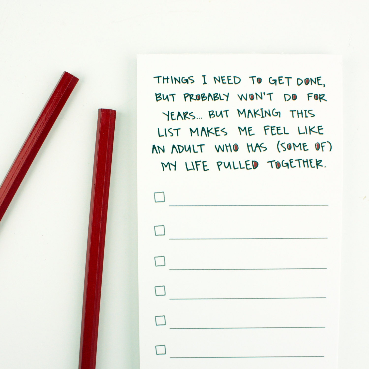 Funny Notepad Things I Need To Get Done Notepad To Do List Etsy