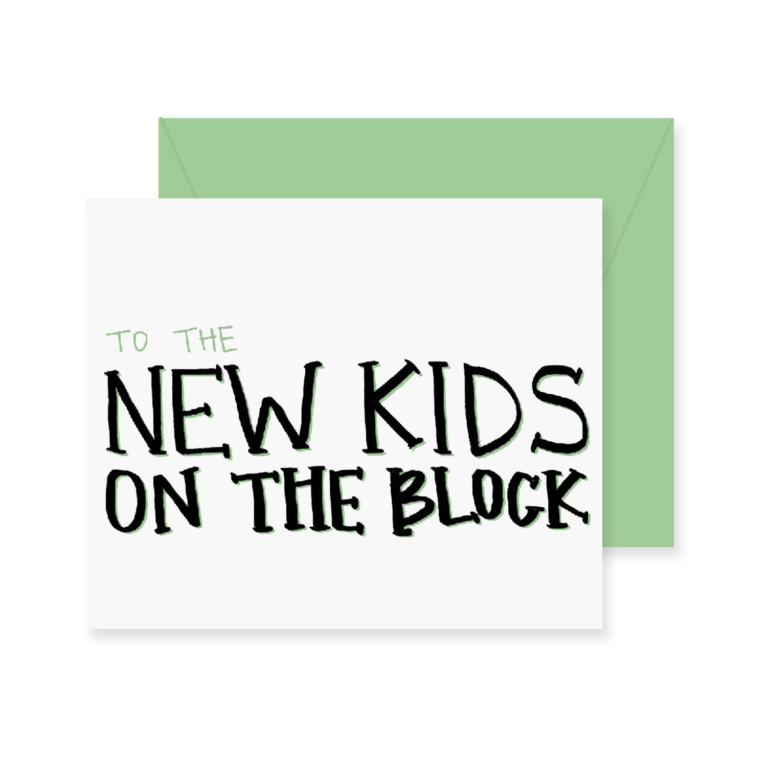 New Kids on the Block Greeting Card Congrats Card - Etsy