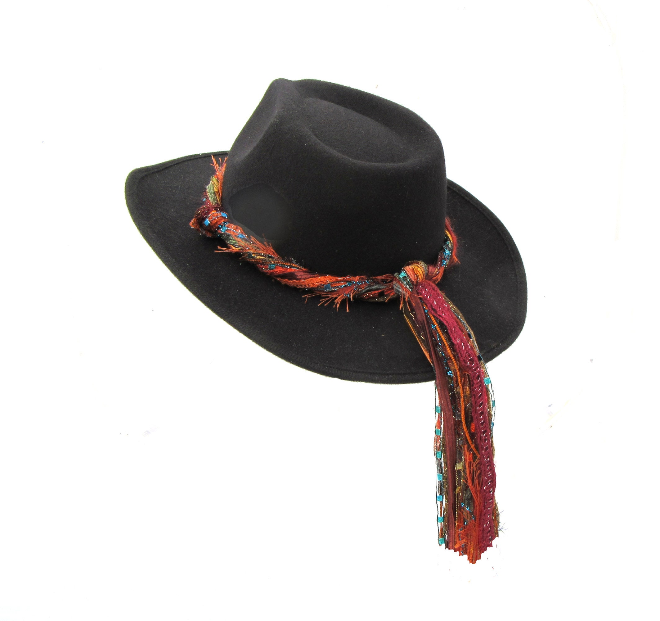 7967 Hatbands For Panama Hat Orange Alavenda Panama Hat by Alfonso D main image 3