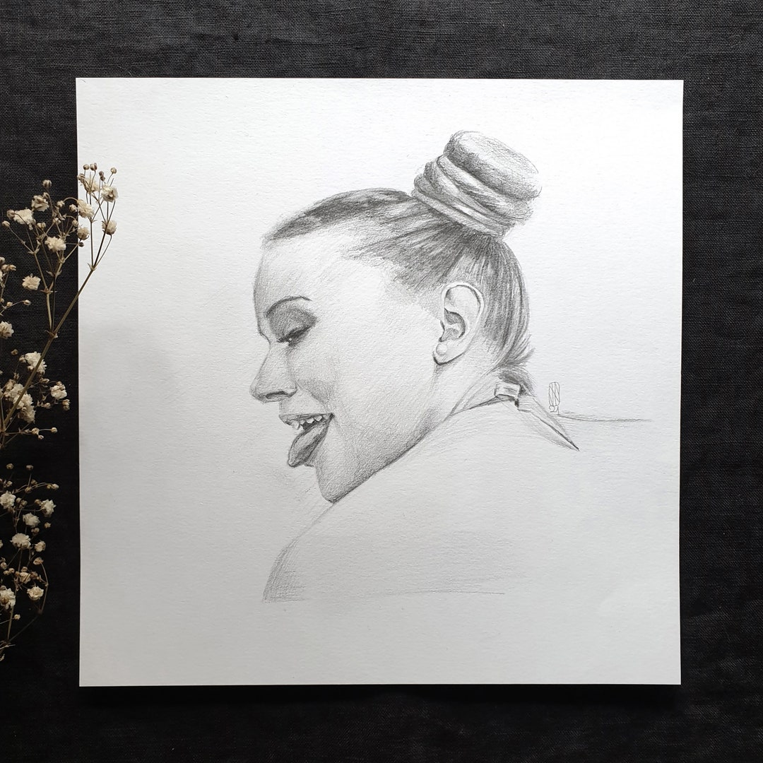 オリジナルの絵 - セックス ポートレート: ポルノスター エリン エバーハート - Etsy 日本