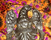 vintage eagle door knocker in cast iron