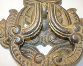 vintage cast iron door knocker, French cottage,Farm house, boho
