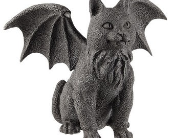 Gargoyle cat/ kittie collectible, inside/outside statue yard art Gothic,midevil