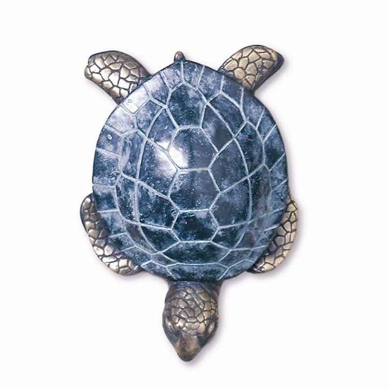Sea Turtle Door Knocker By Spi In Verdi Etsy