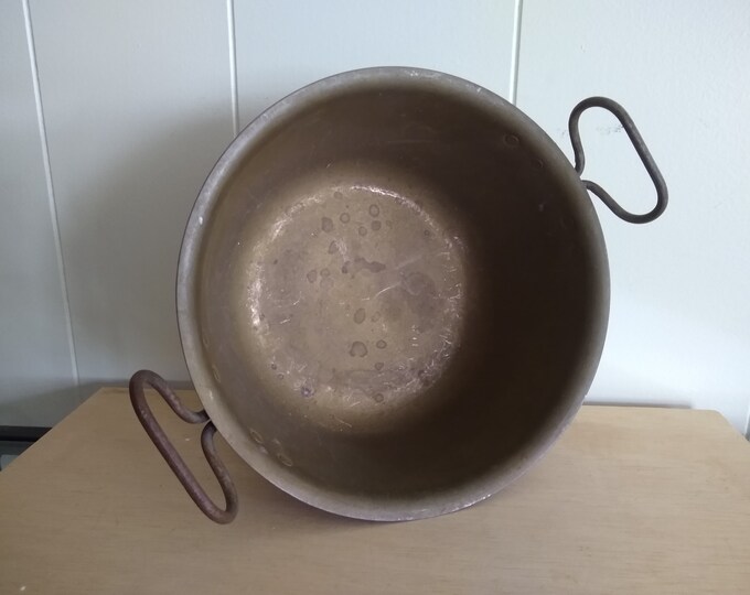 Vintage Copper Pot With Handles Largefarm House French Etsy