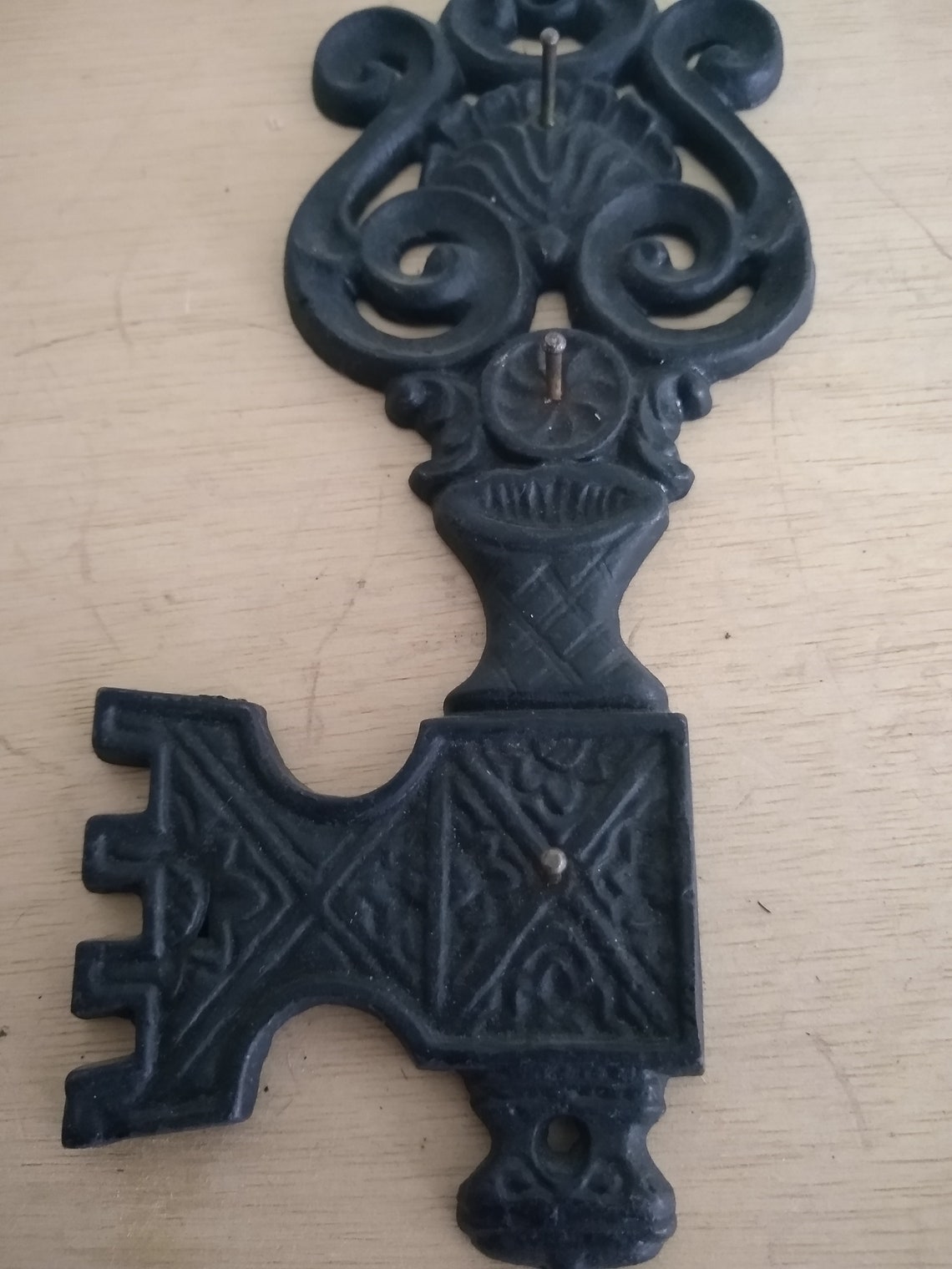 Vintage Cast Iron Wall Key Decor and Key Holder Steampunk Etsy