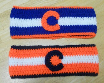 Crochet Spring Colorado Flag Headband Ear Warmer Baby | Etsy