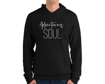 Adventurous Soul Hoodie, Hooded Sweatshirt